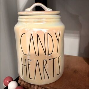Rae Dunn Iridescent Candy Hearts Canister
